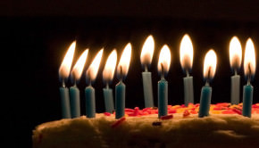 Birthday candles cover 627