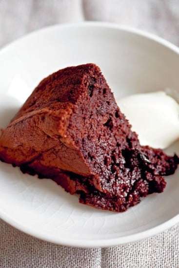 Chocolate prune cake