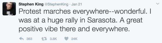 king tweet