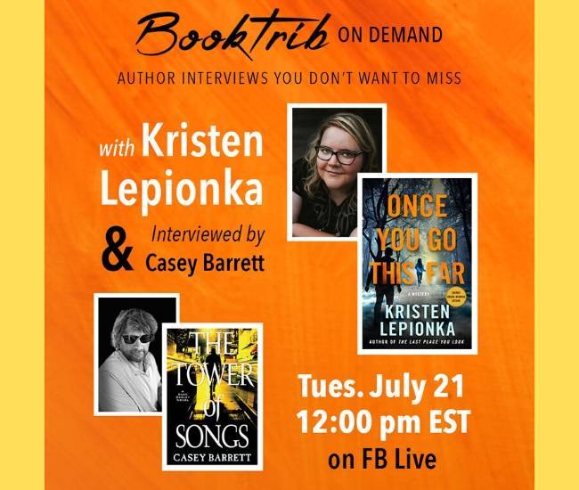 BookTrib On Demand: Kristen Lepionka on Her Award-Winning Mystery ...