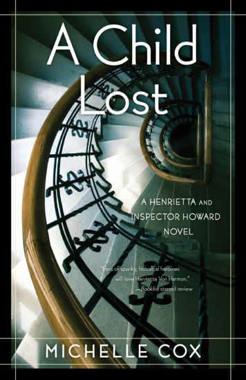 A Child Lost: A Henrietta and Inspector Howard Novel by Michelle Cox