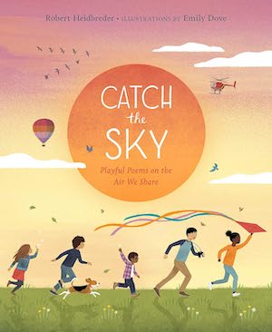 Catch the Sky: Playful Poems on the Air We Share by Robert Heidbreder, illustrated by Emily Dove