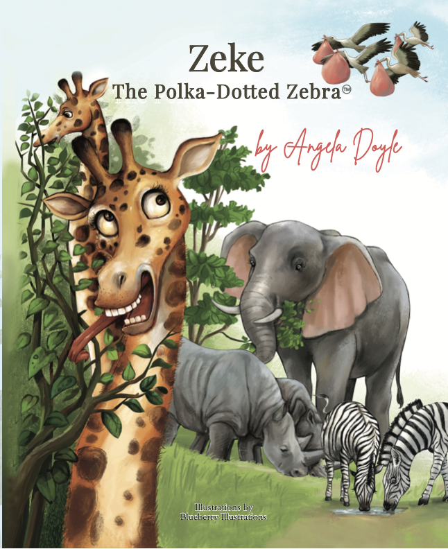 Zeke the Polka-Dotted Zebra by Angela Doyle