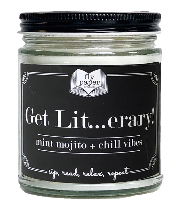 Get Lit…erary Candle – Mint Mojito