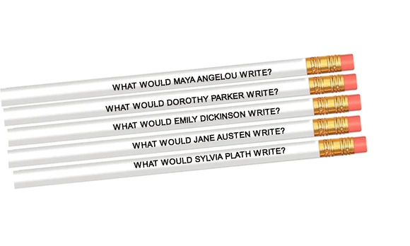 Famous Female Author Inspiration Pencil Set