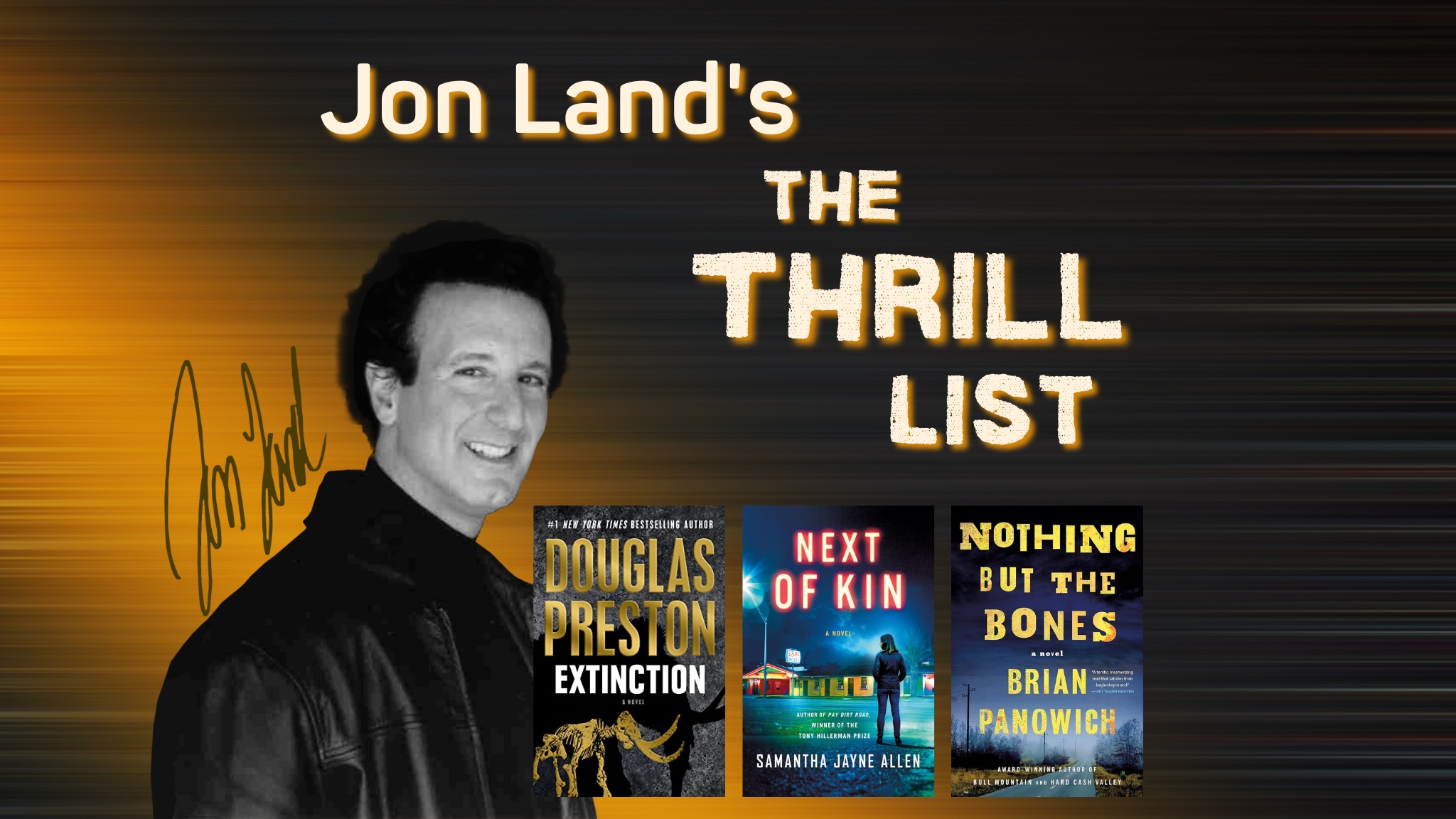 Jon Land April Thrill List