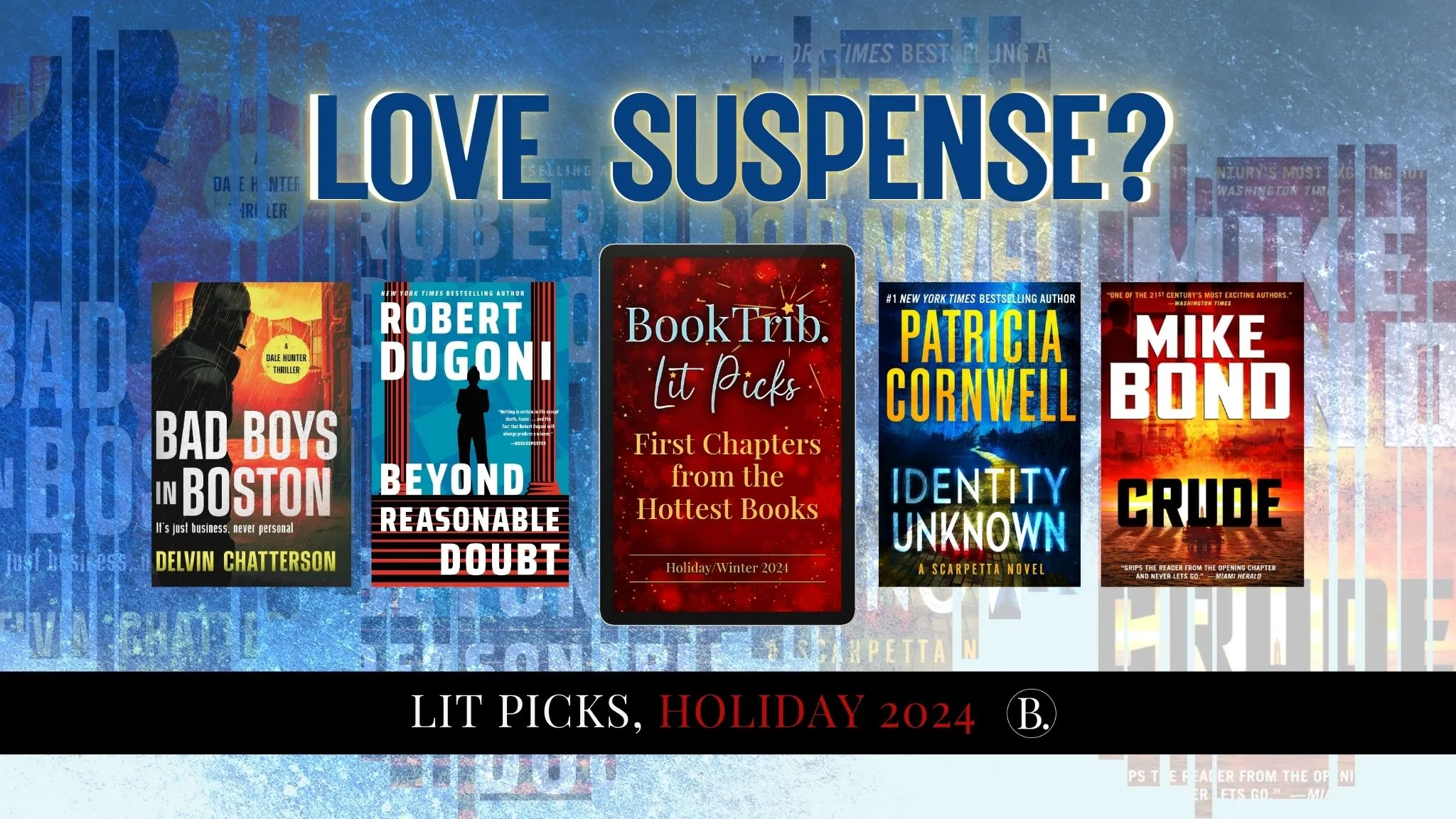 Sample 12 Mystery, Thriller and Suspense Books in the Latest Lit Picks