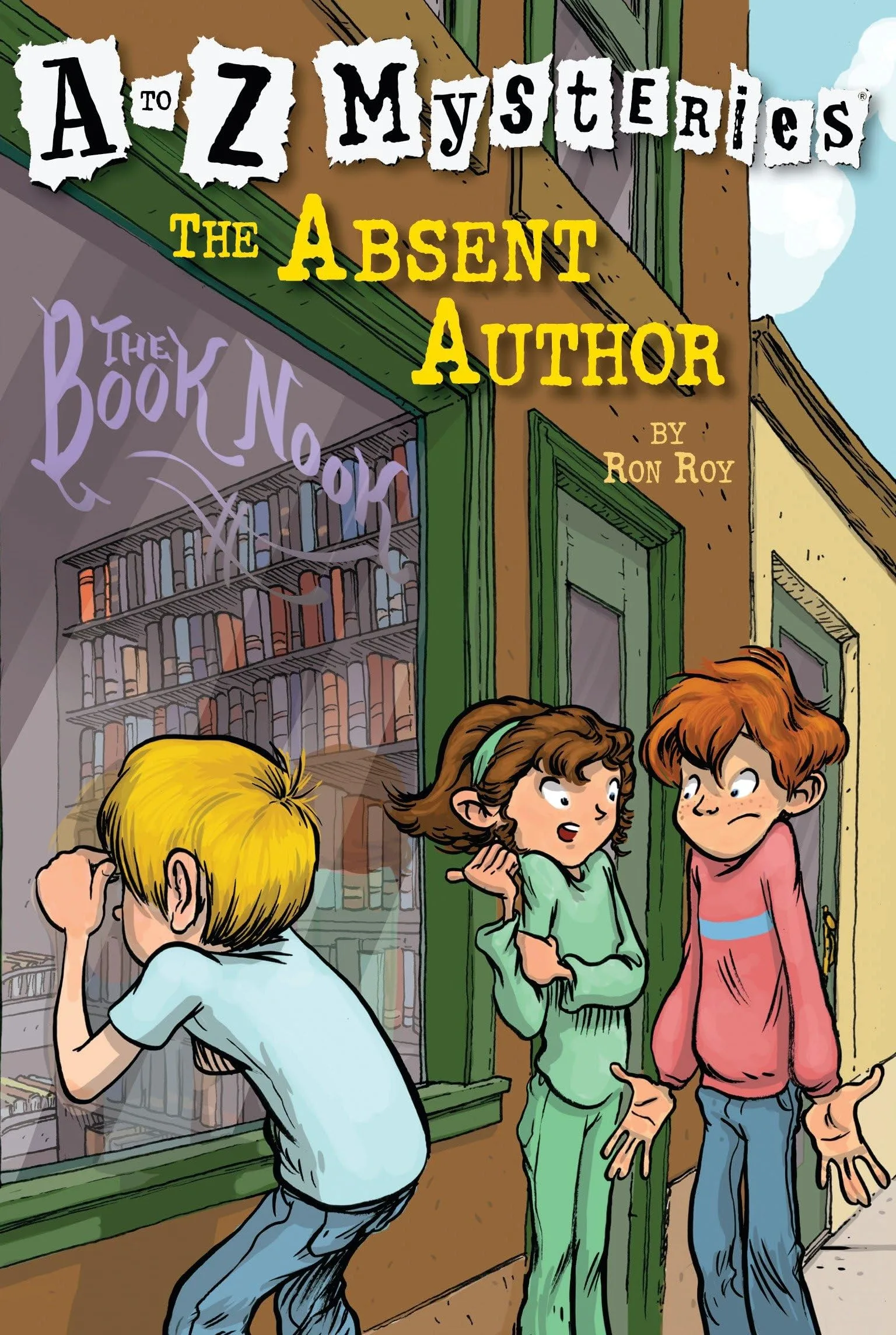 The Absent Author by Ron Roy, illustrated by John Steven Gurney