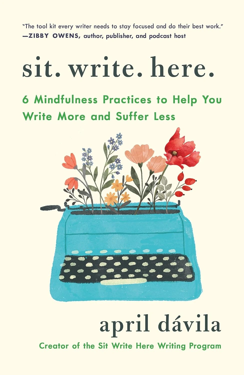 Sit Write Here: 6 Mindfulness Practices to Help You Write More and Suffer Less by April Dávila